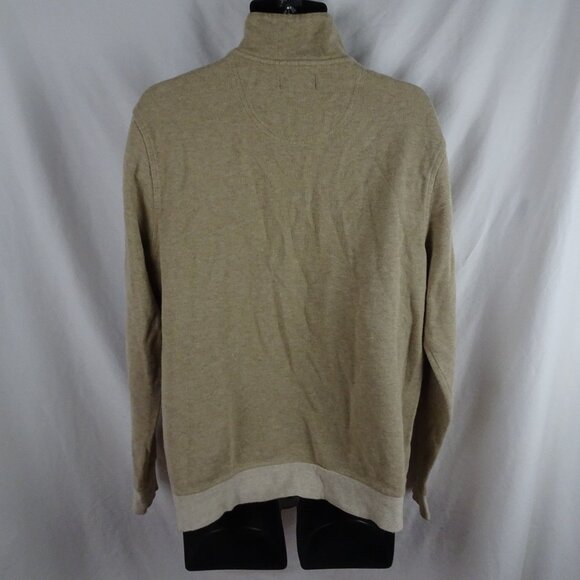 Nordstrom Men's Shop 1/4 Zip Sweater 100% Cotton Size L - Picture 2 of 11